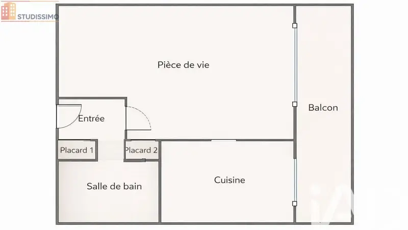 Studio 33m² Vannes - Étage élevé, lumineux - Photo 5
