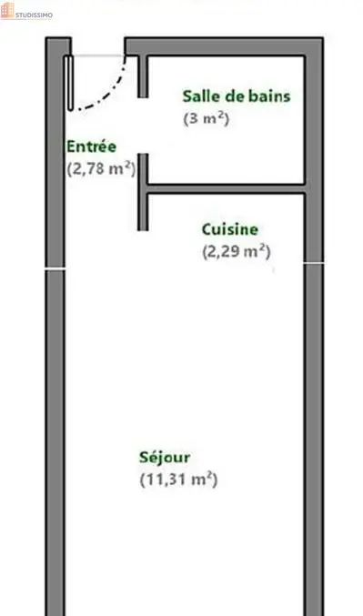 Studio 19m² Le Chesnay-Rocquencourt - 1 pièce - Photo 3