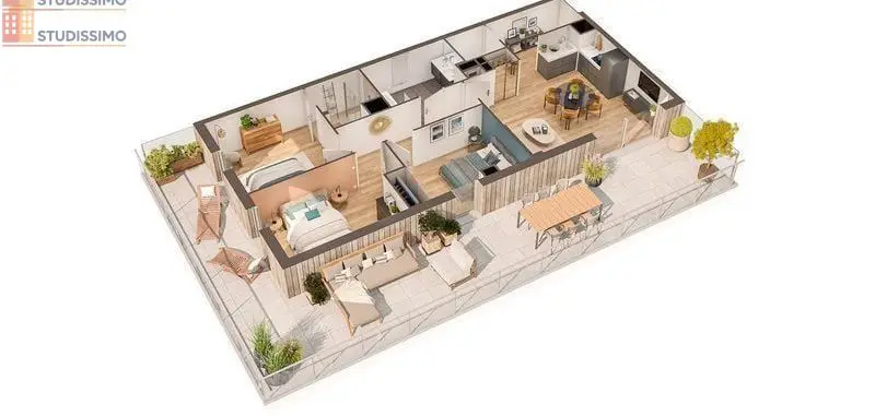 Studio 39m² Guidel - Proche centre, lumineux - Photo 5