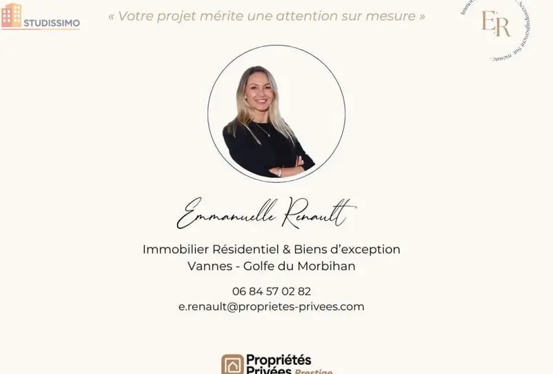 Studio 34m² Vannes - Étage élevé, lumineux - Photo 2