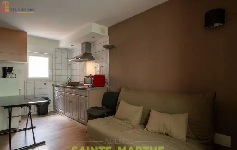 Studio 18m² Niort - Meublé, DPE D - Photo 1