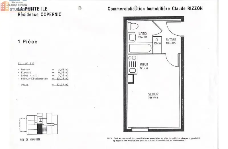 Studio 22m² Metz 57050 - Photo 3