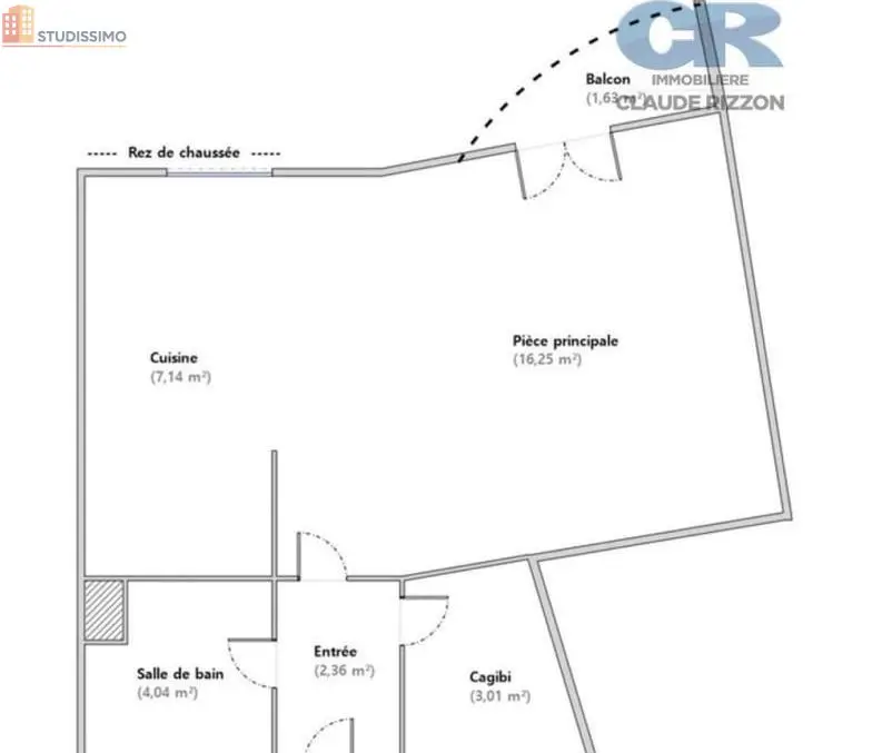 Studio 32m² Metz 57000 - Lumineux, DPE D - Photo 2