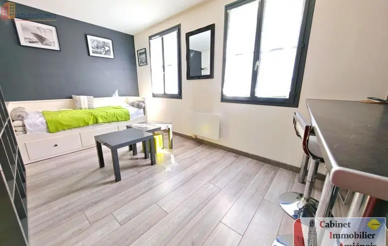 Studio meublé 21m² Amiens centre - Meublé, DPE D - Photo 4