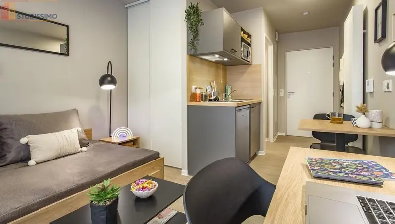 Studio meublé 16m² Amiens centre - Meublé, DPE C - Photo 4