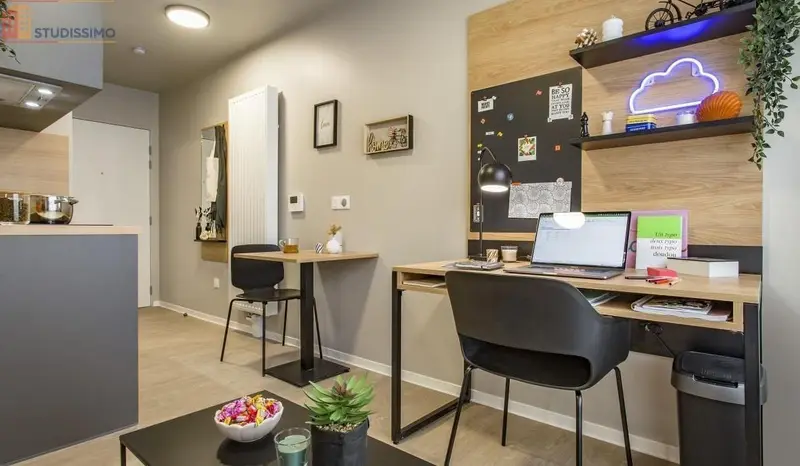 Studio meublé 16m² Amiens centre - Meublé, DPE C - Photo 3