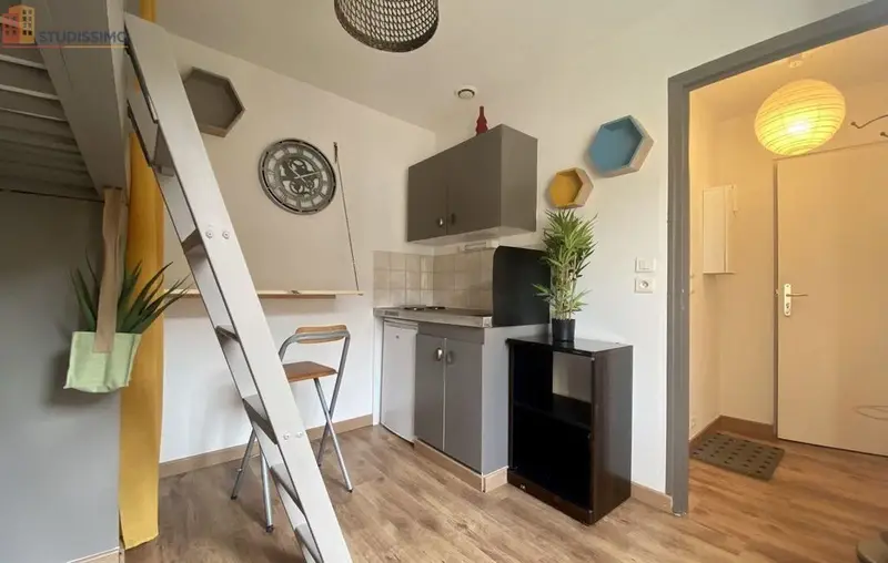 Studio meublé 13m² Amiens centre - Meublé, 1er étage - Photo 3