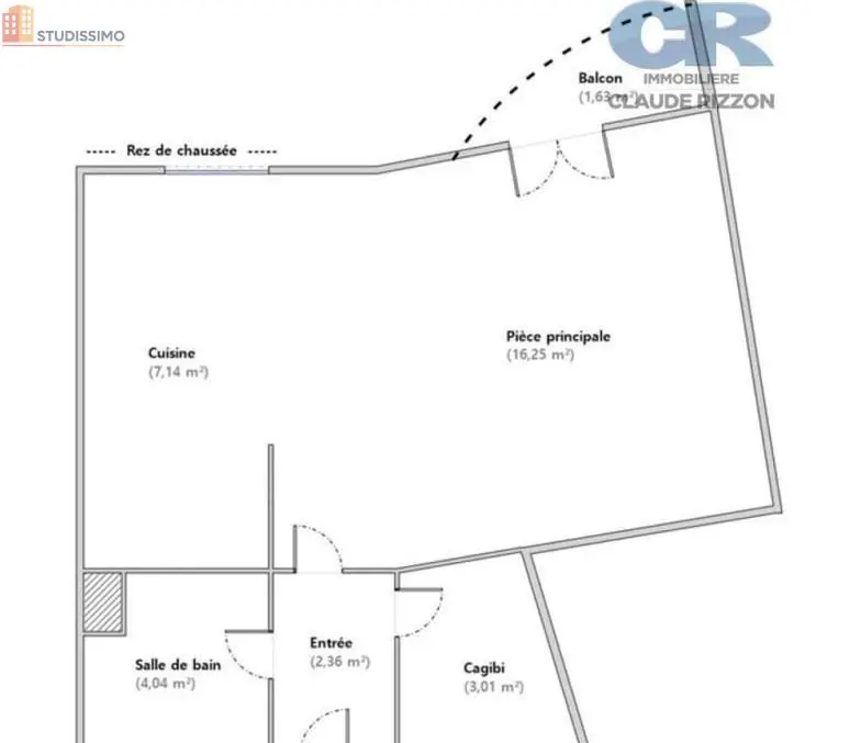 Studio 32m² Metz - Lumineux, DPE D - Photo 2