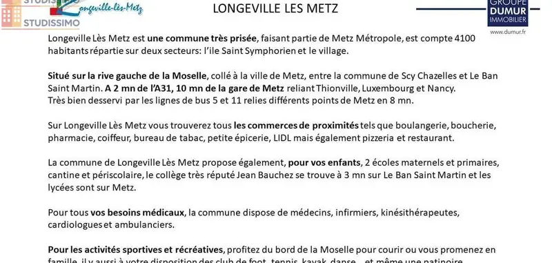 Studio 16m² Longeville-lès-Metz - Eunpe (DPE E) - Photo 2