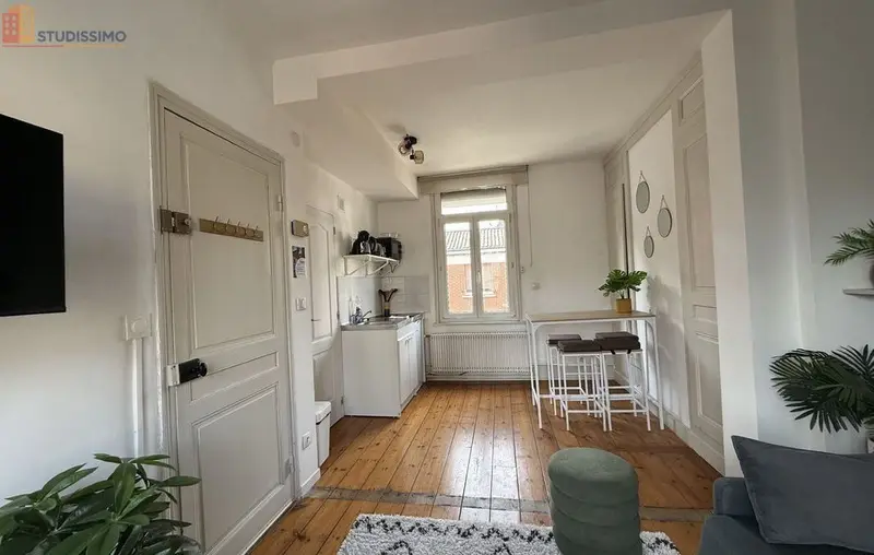 Studio meublé 18m² Amiens 80000 - Meublé, DPE D - Photo 6