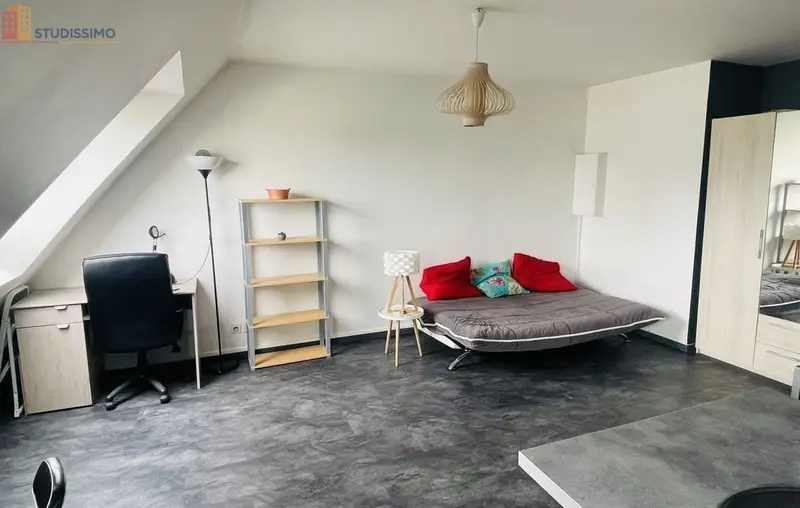 Studio meublé 26m² Amiens centre - Lumineux, dernier étage - Photo 4