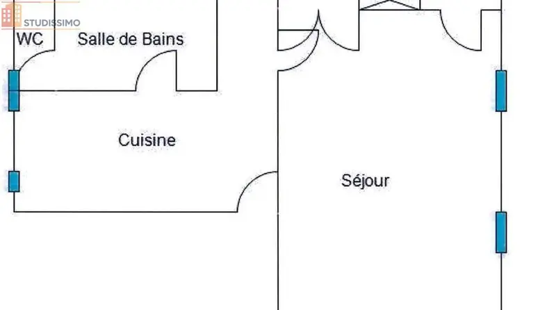 Studio 31m² Amiens - Meublé, DPE C - Photo 6