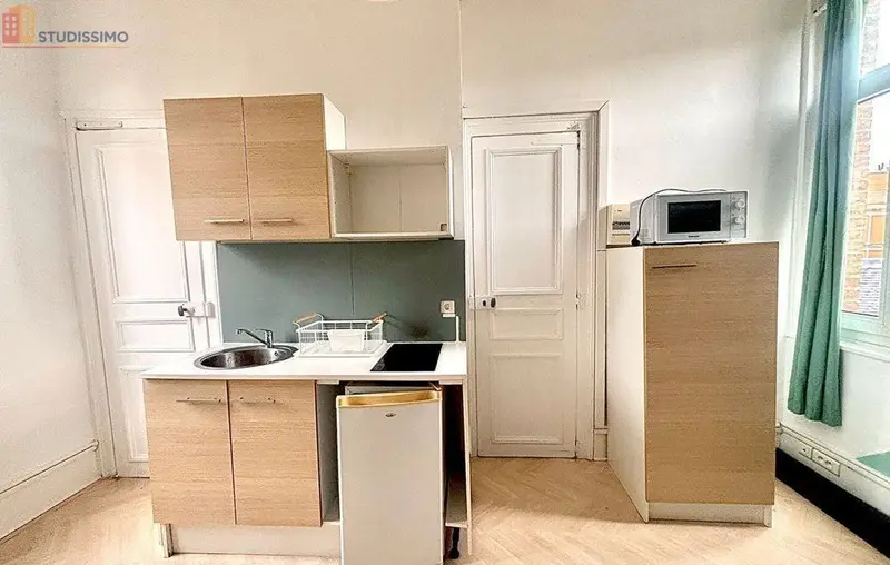 Studio meublé 18m² Amiens - Meublé, 1er étage - Photo 2