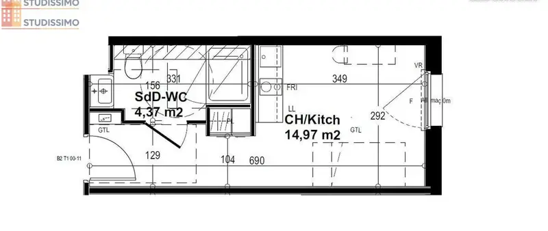 Studio 19m² Thionville - DPE B - Photo 6