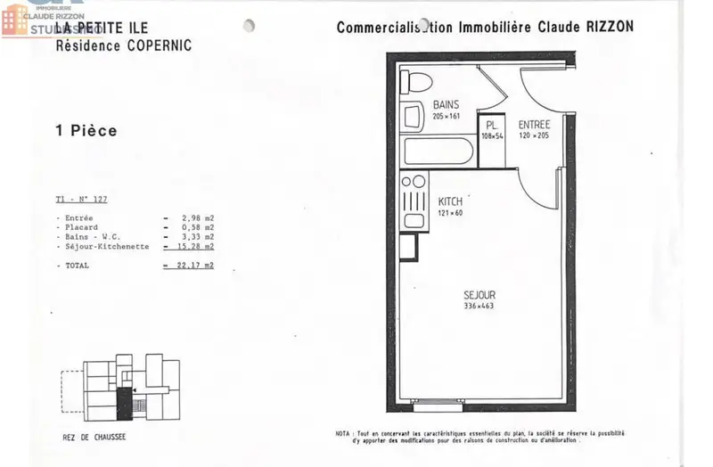 Studio 22m² Metz 57050 - Photo 3