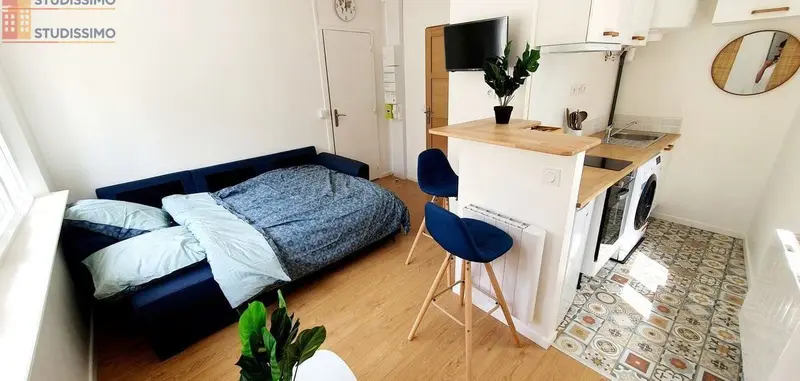 Studio meublé 18m² Amiens - Meublé, DPE D - Photo 6