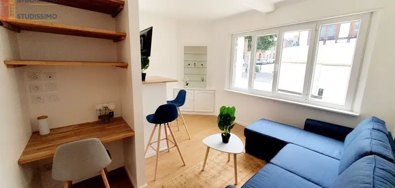 Studio meublé 18m² Amiens - Meublé, DPE D - Photo 4