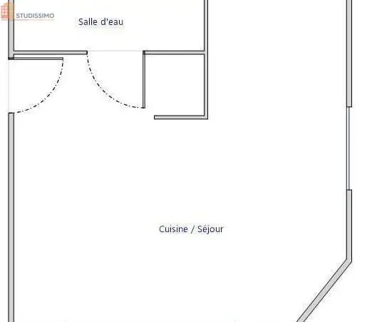 Studio meublé 18m² Amiens - Meublé, DPE D - Photo 1
