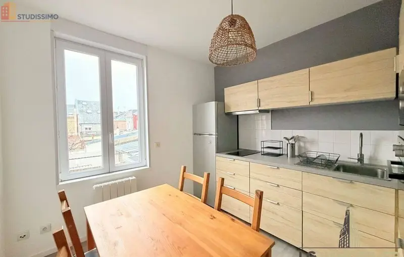 Studio meublé 21m² Amiens - Meublé, lumineux - Photo 1