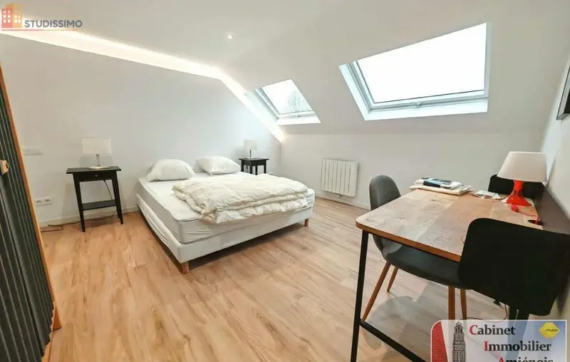 Studio meublé 20m² Amiens centre - Étage élevé, DPE C - Photo 11