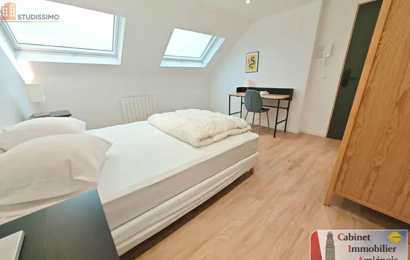 Studio meublé 20m² Amiens centre - Étage élevé, DPE C - Photo 10