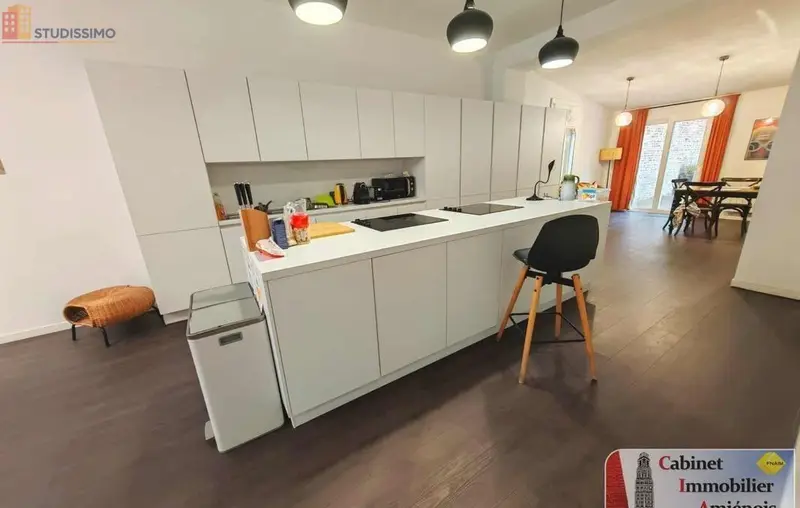 Studio meublé 20m² Amiens centre - Étage élevé, DPE C - Photo 3