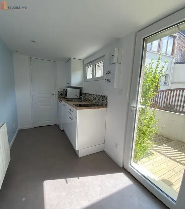 Studio meublé 24m² Amiens centre - Lumineux - Photo 12