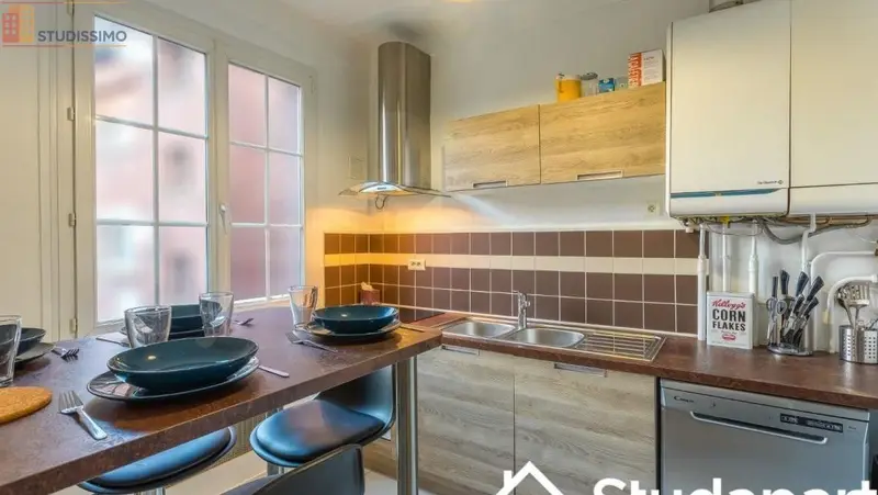 Studio meublé 17m² Amiens - Lumineux, DPE A - Photo 7