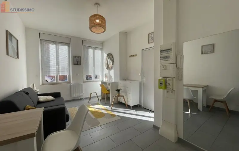 Studio meublé 23m² Amiens 80000 - Meublé, DPE D - Photo 15