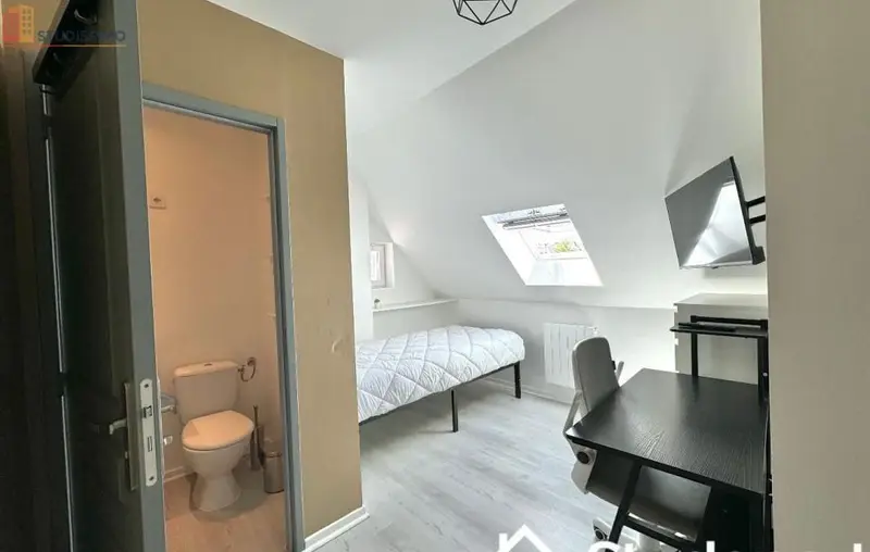 Studio meublé 12m² Amiens 80090 - Meublé, DPE C - Photo 4