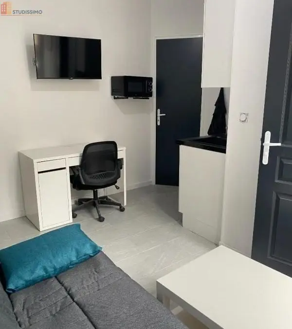 Studio meublé 16m² Amiens - Meublé, DPE C - Photo 1