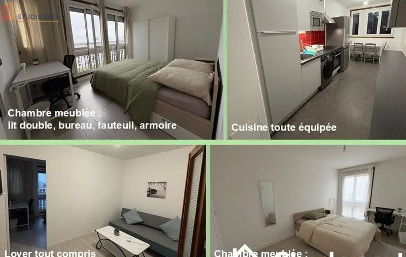 Studio meublé 10m² Amiens 80080 - Calme, en étage élevé - Photo 7