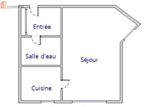 Studio 39m² Compiègne - Lumineux, 1er étage - Photo 3