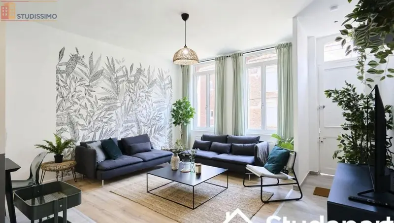 Studio meublé 12m² Amiens - Lumineux, DPE A - Photo 1