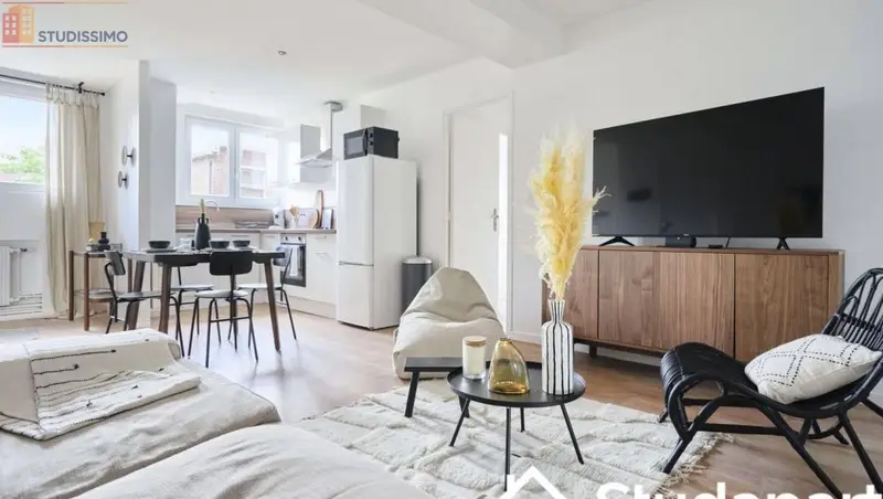 Studio meublé 11m² Amiens 80000 - Meublé, DPE A - Photo 3