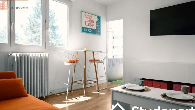 Studio meublé 10m² Amiens - Meublé, DPE A - Photo 4