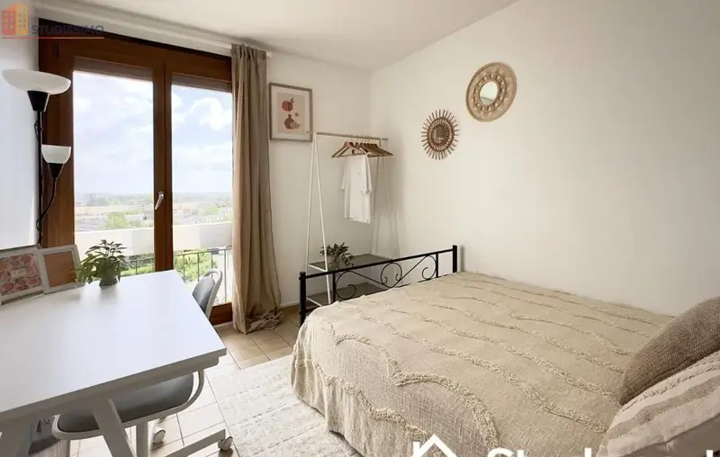 Studio meublé 10m² Amiens - 6e étage, calme - Photo 8