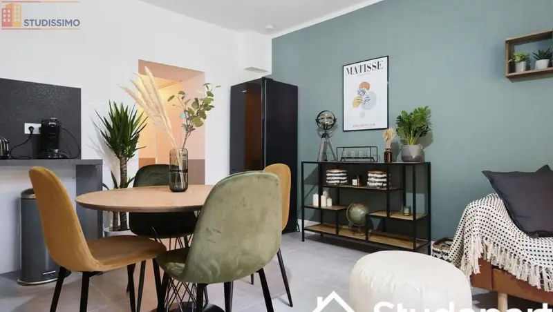Studio meublé 11m² Amiens - Meublé, DPE A - Photo 2