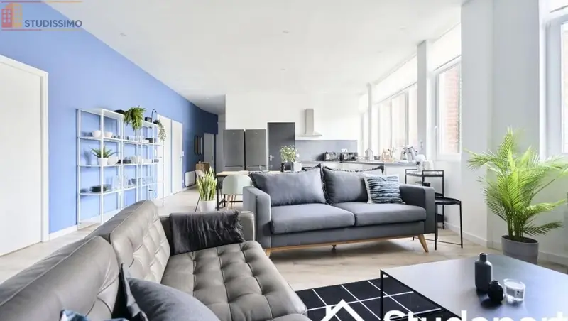 Studio meublé 13m² Amiens - Lumineux, DPE A - Photo 14