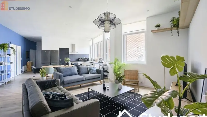 Studio meublé 13m² Amiens - Lumineux, DPE A - Photo 11
