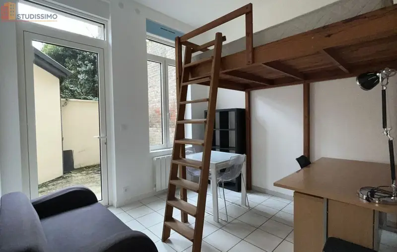 Studio meublé 16m² Amiens centre - Meublé, DPE D - Photo 4