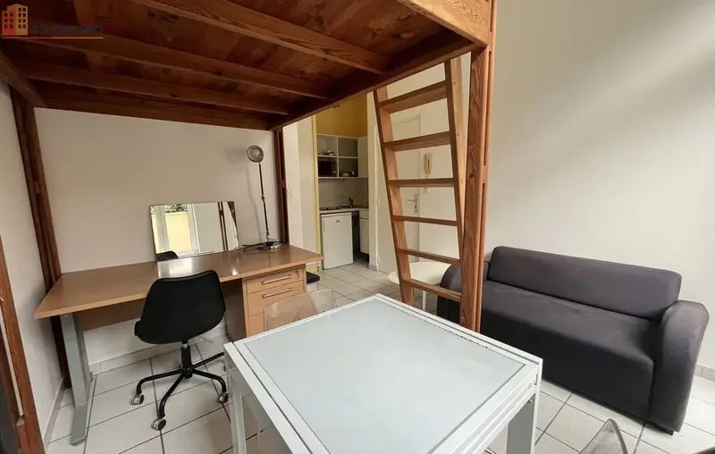 Studio meublé 16m² Amiens centre - Meublé, DPE D - Photo 1