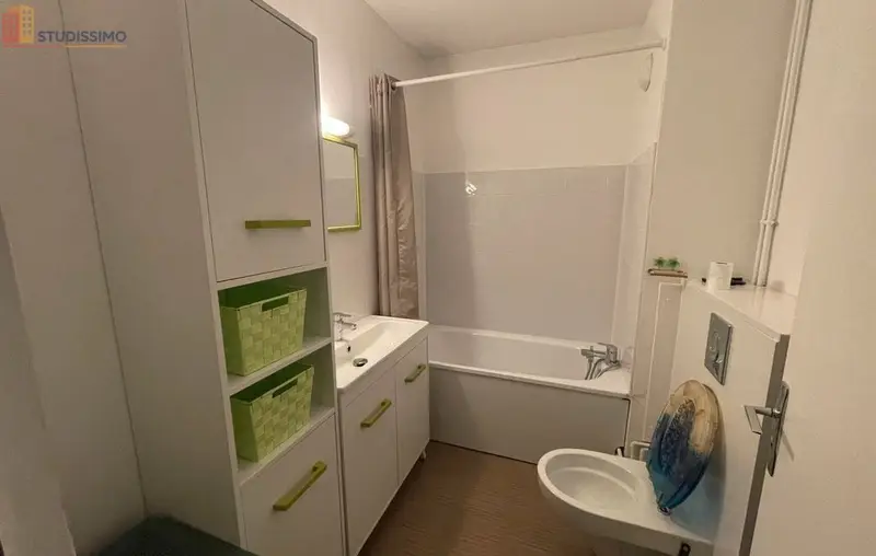Studio meublé 29m² Amiens 80000 - Lumineux, 8e étage - Photo 1