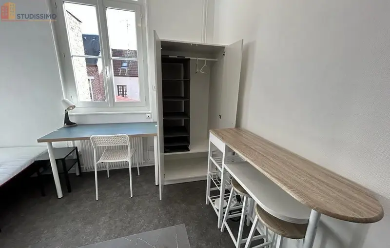 Studio meublé 11m² Amiens 80000 - Meublé, rue des Archers - Photo 1