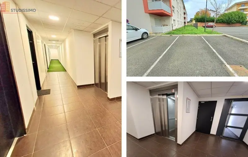 Studio 28m² Albi centre - Meublé, parking - Photo 1