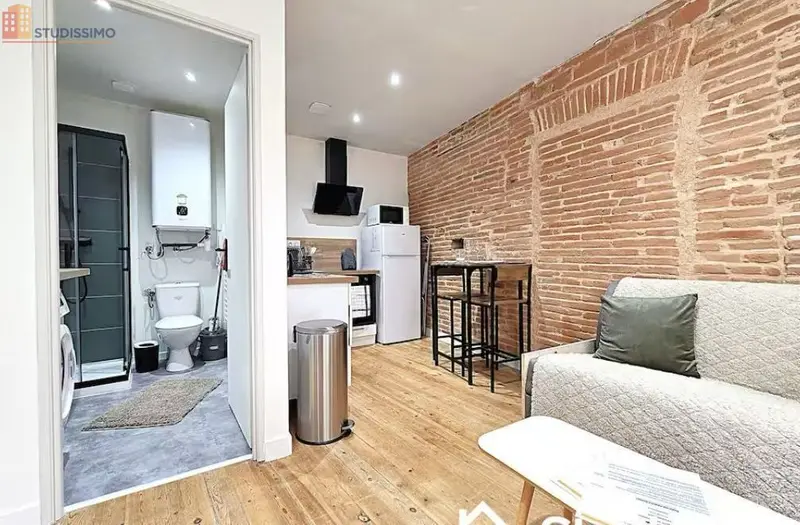 Studio meublé 17m² Montauban - DPE A, 1er étage - Photo 1