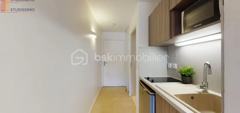 Studio 18m² Clermont-Ferrand 63000 - Étage 2/6, DPE C - Photo 7