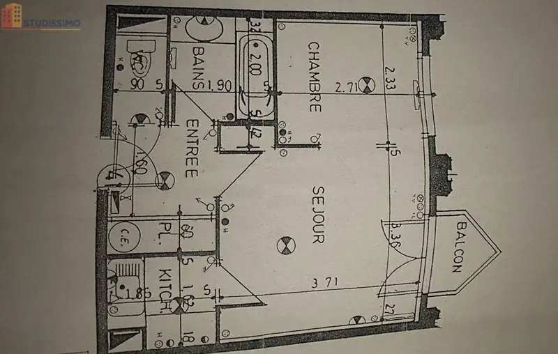 Studio 31m² Chamalières - 3e étage, lumineux - Photo 5