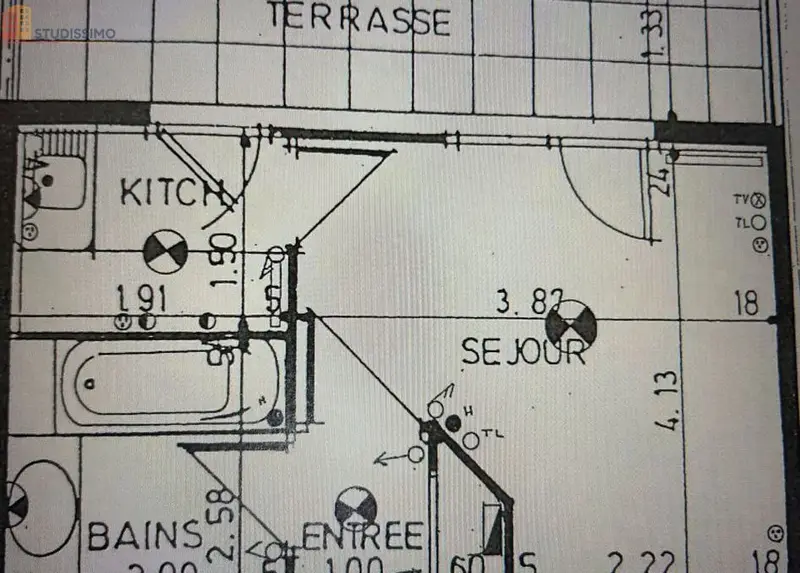 Studio 23m² Chamalières - Investisseur, en résidence services - Photo 1
