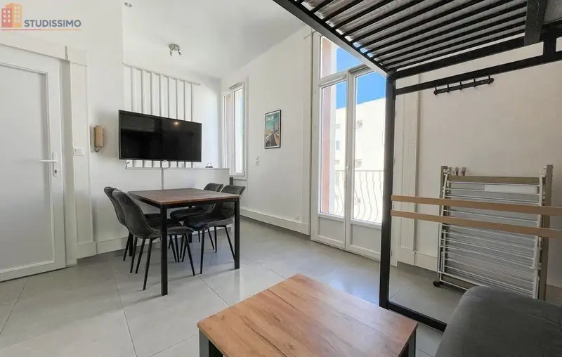 Studio meublé 22m² Toulon 83000 - Meublé, DPE C - Photo 2